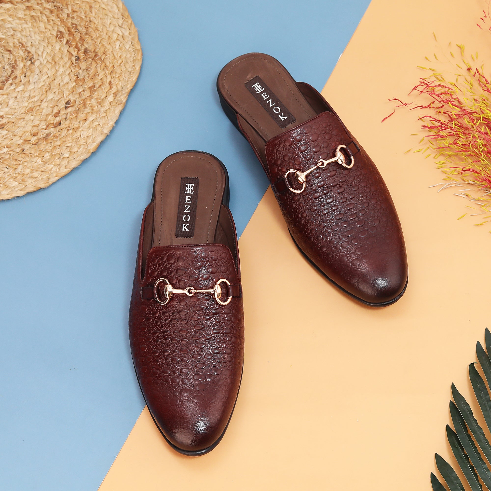 Ezok Leather Casual Shoes For Men